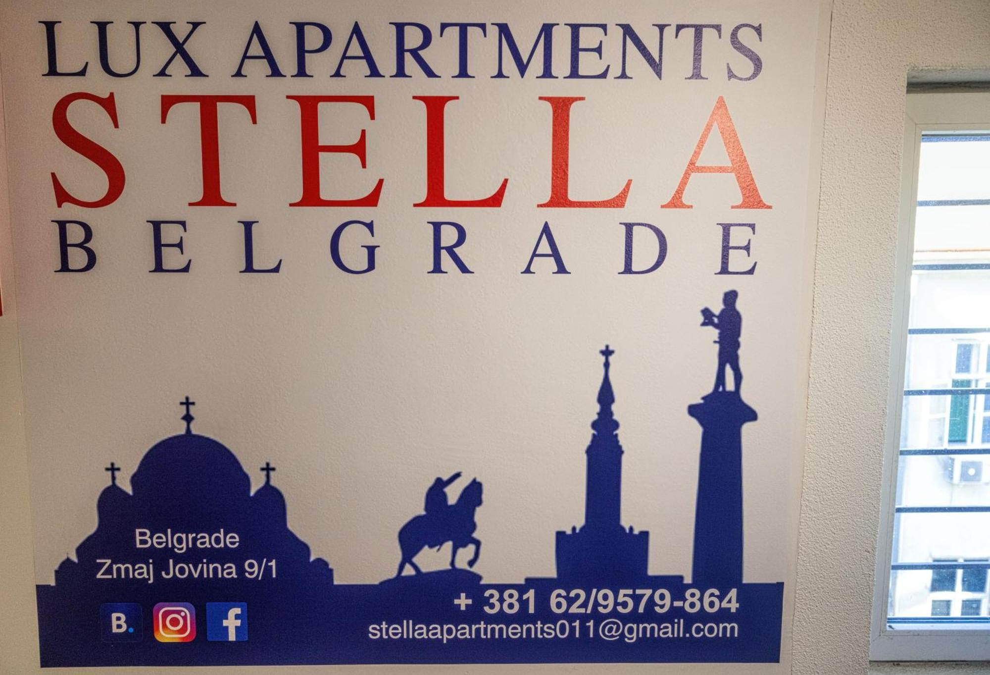Stella Apartments Белград Экстерьер фото